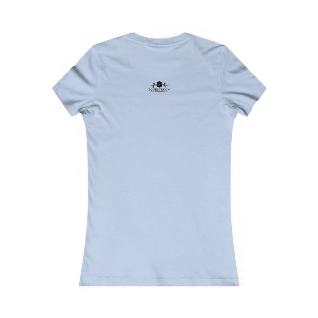 Dressage Dreamer: Women's 'Manifest Piaffe' Horse Themed T-Shirt