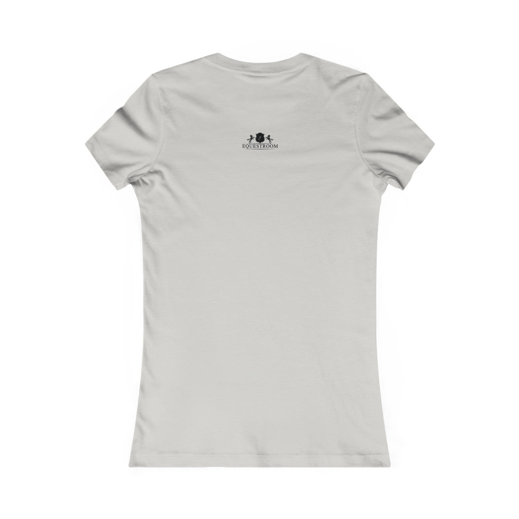 Dressage Dreamer: Women's 'Manifest Piaffe' Horse Themed T-Shirt