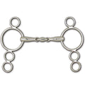 4-Ring Continental Gag 3-Piece Snaffle