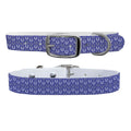 C4 Horseshoes Periwinkle Dog Collar