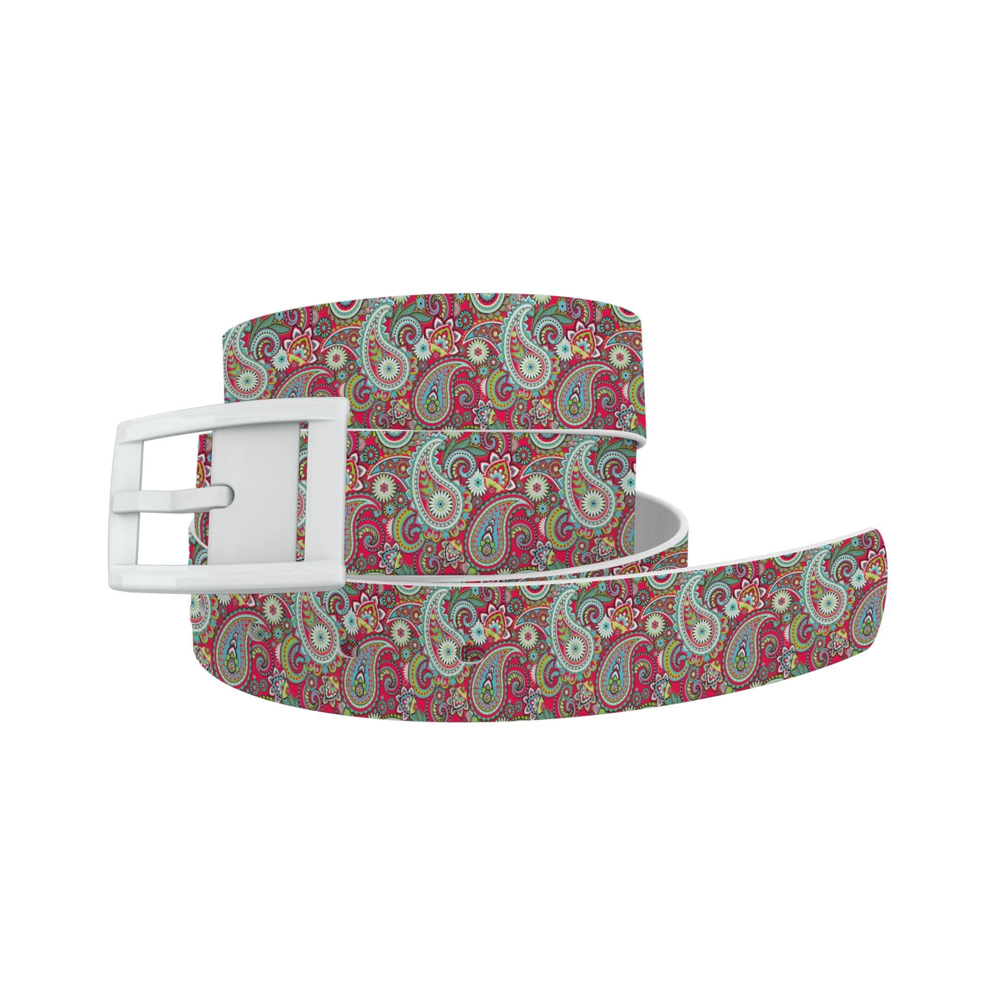 Paisley Magenta Belt