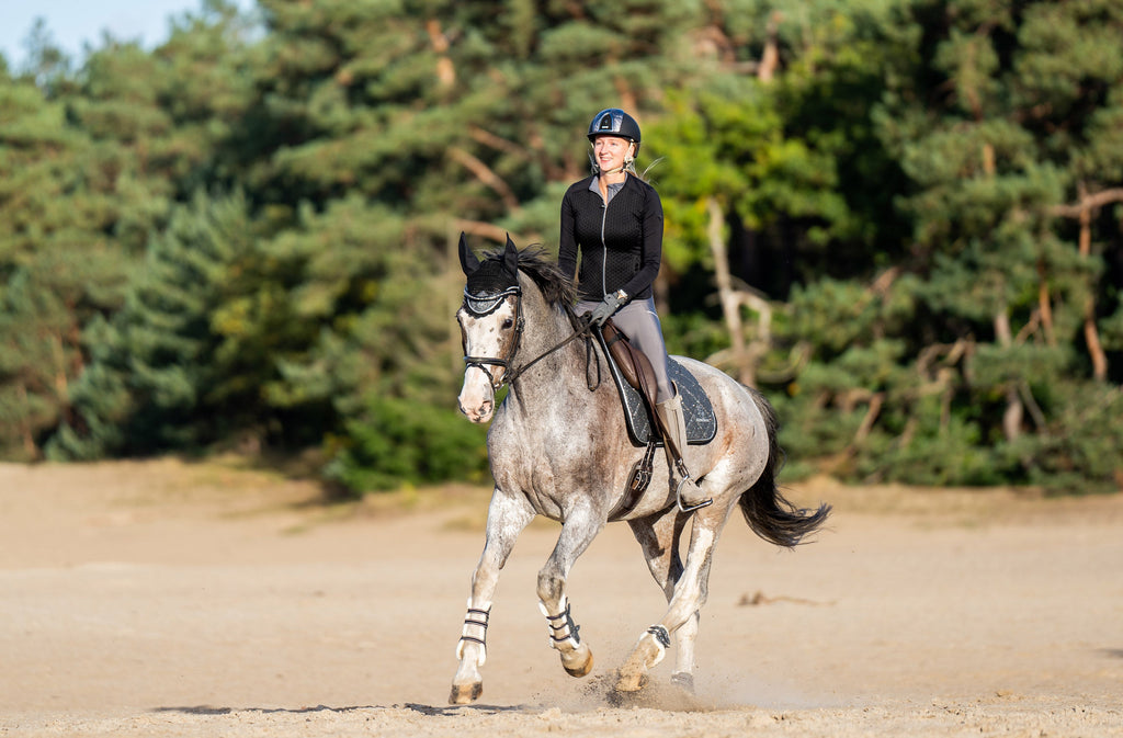 Stardust Grey Saddle Pad Set