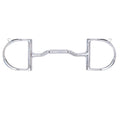 3 3/8" Medium English Dee with Hooks and Low Port Comfort Snaffle MB 04