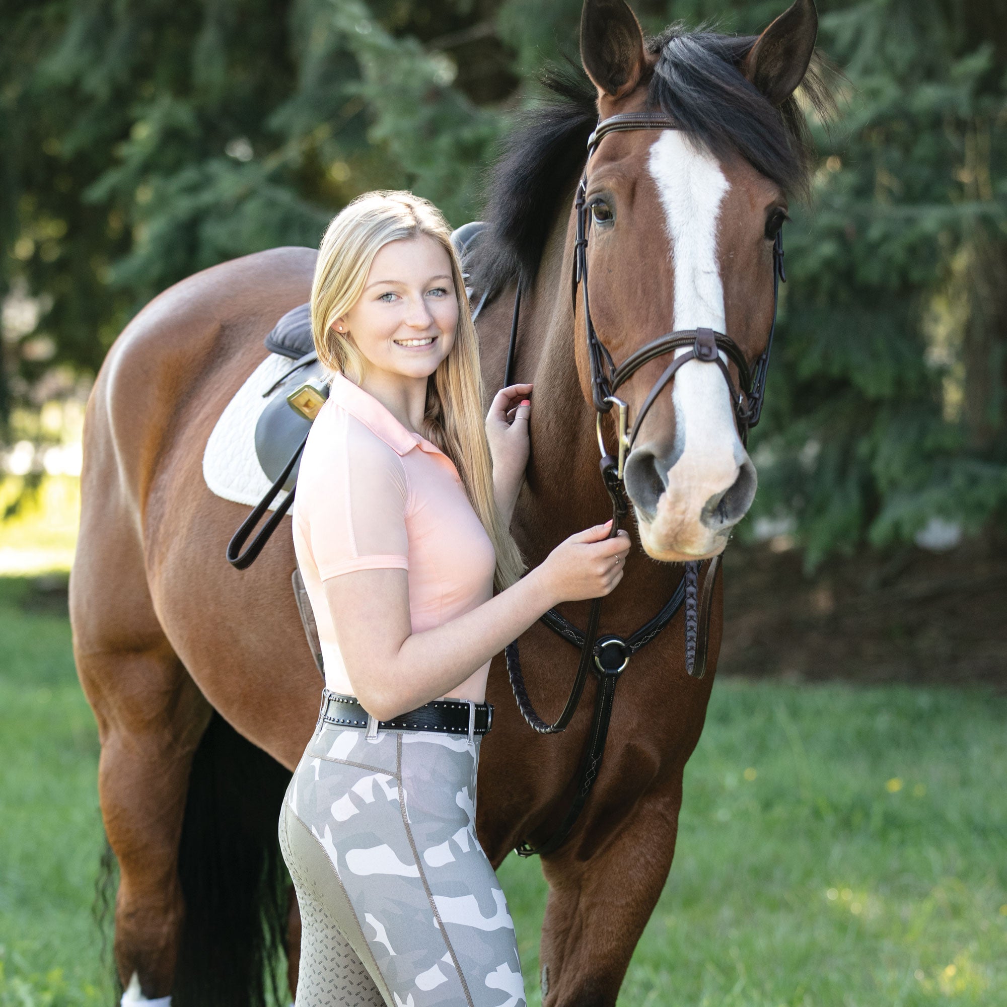 Irideon Air-Tech Half Zip Riding Polo Shirt