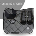 Stardust Grey Saddle Pad Set